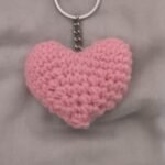Heart Keychain - Pink