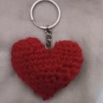Heart Keychain - Red